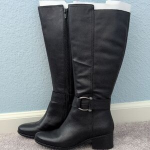 Naturalizer Black Knee-High Winter Boots